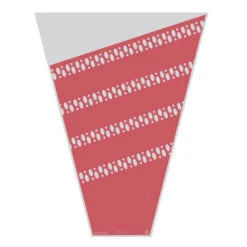 Hoes 50x35x12 Maze Rood 1500/ds