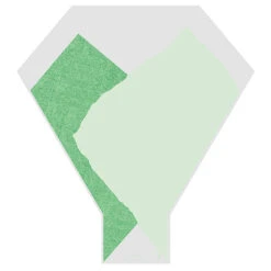 Hoes 50x42x12cm Avance Nelly Groen 1500/ds