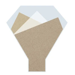 Hoes BOPP 50x42x12cm Avance Fiber Paper Touch Kraft 1500/ds