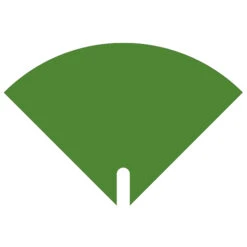 Hoes 35x35cm Angelo Groen 1000/ds