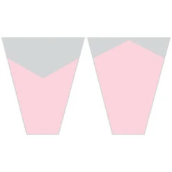 Hoes 40x30x12cm Frosted Lichtroze 3000/ds