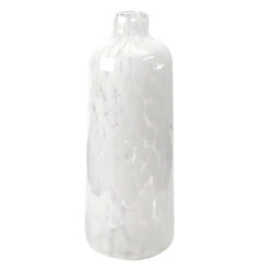 Fles Cergy D.15,5/H.39,5cm Leopard Wit 6/ds