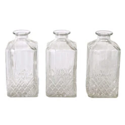 Flesjes Kim D.8,7/H.19cm Helder 3/set