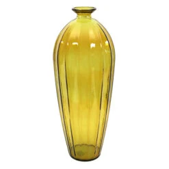 Fles Etnico D.22xH.56cm Bruin