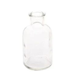 Flesje D.5,5xH.10,7cm Helder 6/pak