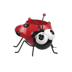 Pot Metaal Lieveheersbeestje D.15xH.16cm 24/ds