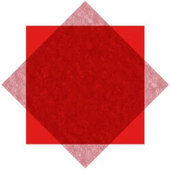 Vellen OPP50 85x85cm Star® Rood 100/pk (1000/ds)
