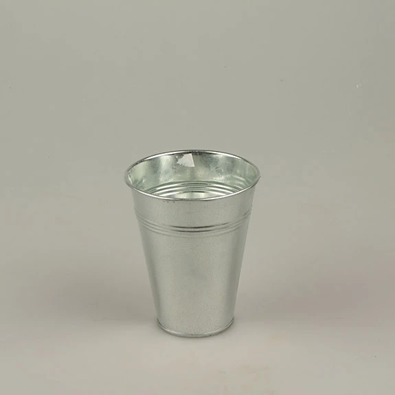 Potje Zink 12,5cm Naturel 200/ds 1 Potje Zink 12,5cm Naturel 200/ds