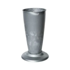 Gebruiksvaas 30cm Zinkkleur Met Voet