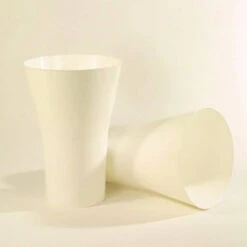 Vaas 35cm Conisch Wit