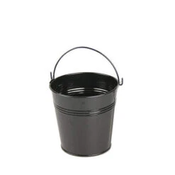 Emmer Zinken D.13cm/H.12,5cm Met Hengsel Zwart 6/pk (72/ds)