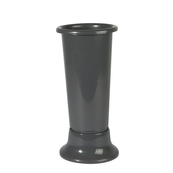 Vaas San Remo Ideal D.14/H.35cm 3ltr Donkergrijs 42/ds 1 Vaas San Remo Ideal D.14/H.35cm 3ltr Donkergrijs 42/ds