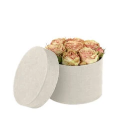 Hoedendoos Fabric Karton D.14xH10cm Sand 36/ds FSC Mix 70%