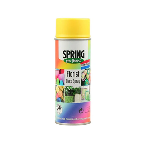Decoratie Spray 400ml Chrome Yellow 12/ds 1 Decoratie Spray 400ml Chrome Yellow 12/ds