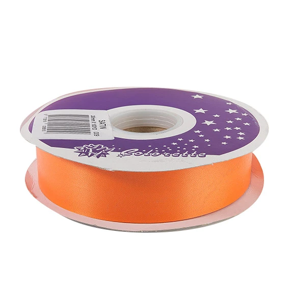 Lint Polyban Satin 31mmx100y Oranje 1 Lint Polyban Satin 31mmx100y Oranje