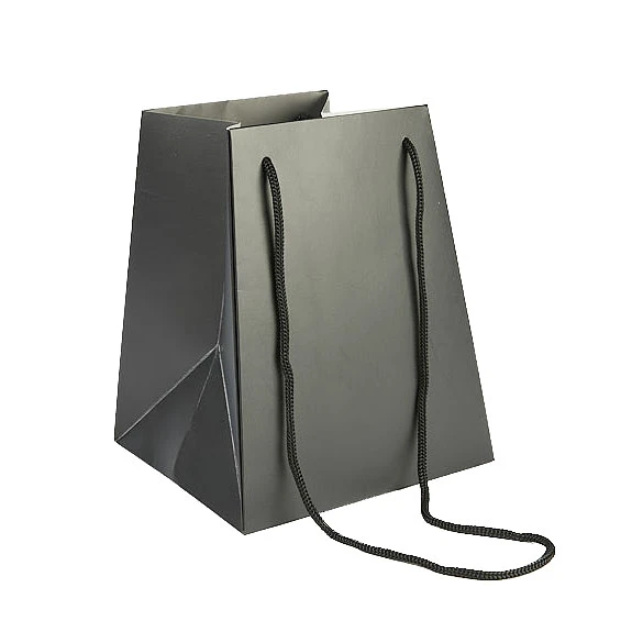 Boekettas 15/15x20/20x25cm Waterbestendig Zwart 10/pak (120/ds) FSC 100% 1 Boekettas 15/15x20/20x25cm Waterbestendig Zwart 10/pak (120/ds) FSC 100%