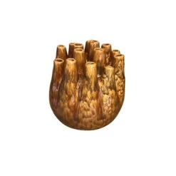 Tulp Vaas Fenna Small 24x22cm Bruin Gemixt