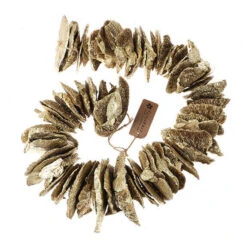 Sponge Mushroom Garland 1mtr Goud Wash