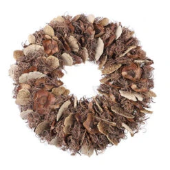 Krans 36cm Tamarind Fiberpaddenstoel 6/ds