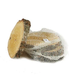 Berken Schijf Rond D.30/H.3cm Naturel 4/zak