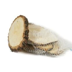 Berken Schijf Ovaal D.28-32x14xH.2cm Naturel 10/zak