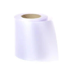 Lint Krago Supersatijn 75mmx25mtr Wit