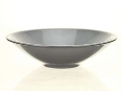 Schaal Vlak D.25cm Steengrijs 6/tray