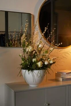 Schaal Royaal Hoog 27cm Steen -Huisdecoratie 81188635 3