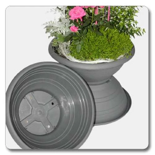 Bloemenschaal Cortina D.35cm Antraciet 2 Bloemenschaal Cortina D.35cm Antraciet - Afbeelding 2