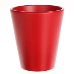 Vaas Orchidee D.15cm Rood Mat