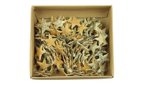 Ster Berk 2,5cm Goud Wash 150st/ds 1 Ster Berk 2,5cm Goud Wash 150st/ds