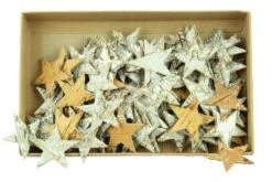 Ster Berk 4cm Zilver Wash 80st/ds