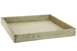 Tray Eden 30x30x3cm Lichtbruin