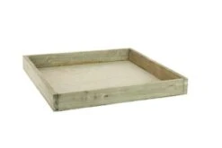Tray Eden 19,5x19,5x3cm Lichtbruin