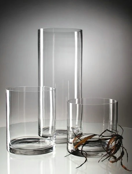 Cilinder Glas D.19/H.50cm 2 Cilinder Glas D.19/H.50cm - Afbeelding 2