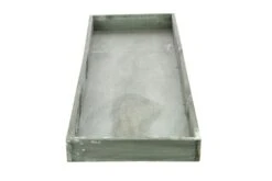 Tray Eden Rechthoek 80x20x4cm Grijs