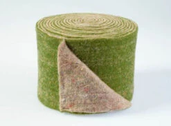 Vilt Vintage 15cmx5mtr Bruin/ Groen 9/ds