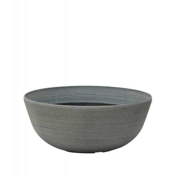 Schaal Aged Lite D.55/H.23cm Grijs 1 Schaal Aged Lite D.55/H.23cm Grijs
