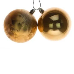 Kunstkerstbal 6cm Rose Mix Box 24st