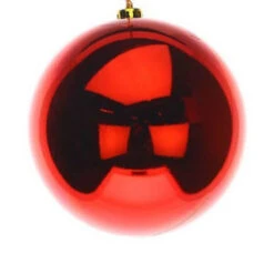 Kunstkerstbal 15cm Rood