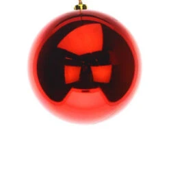 Kunstkerstbal 25cm Rood