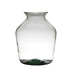 Vaas Vayen H.40/D.29cm Mouthblown Recycled Glas Ovaal