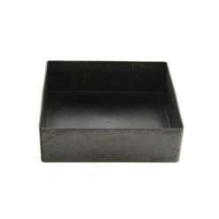 Schaal D.26,5/H.8cm Vierkant Naturel