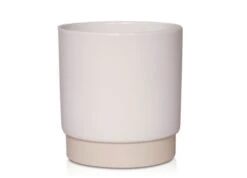 Pot Eno Duo D.10/H.10,5cm Wit 11/tray