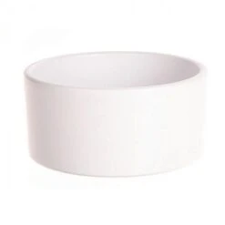 Cilinderschaal 18cm Wit Mat 101