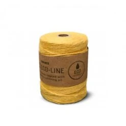 Jute Touw 3mmx150mtr Sizo Eco Label Mosterdgeel 8150