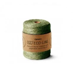Jute Touw 3mmx150mtr Sizo Eco Label Olijfgroen 6690
