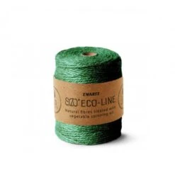 Jute Touw 3mmx150mtr Sizo Eco Label Bos Groen 6650