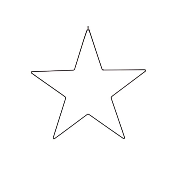 Ster Metaal D.60cm Zwart 36/ds 1 Ster Metaal D.60cm Zwart 36/ds