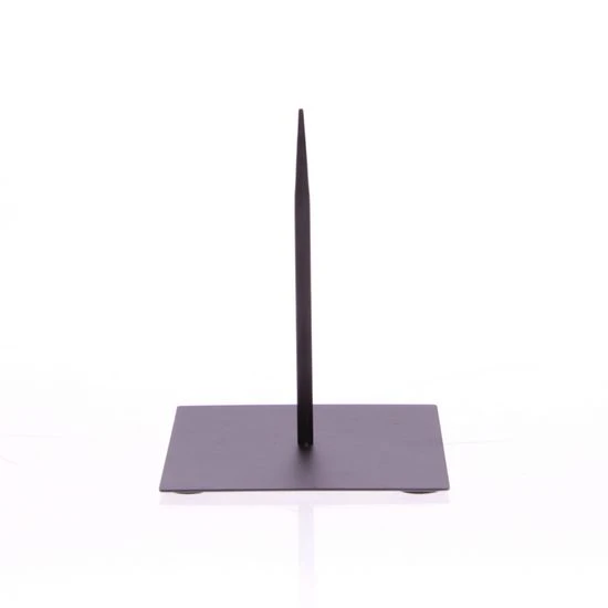 Standaard Rechthoek Metaal Met Pin H.60cm 1 Standaard Rechthoek Metaal Met Pin H.60cm